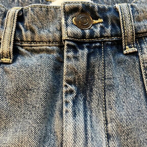 Current/Elliot The Goldmine Dream Water High Rise Light Wash Shorts - Picture 5 of 10